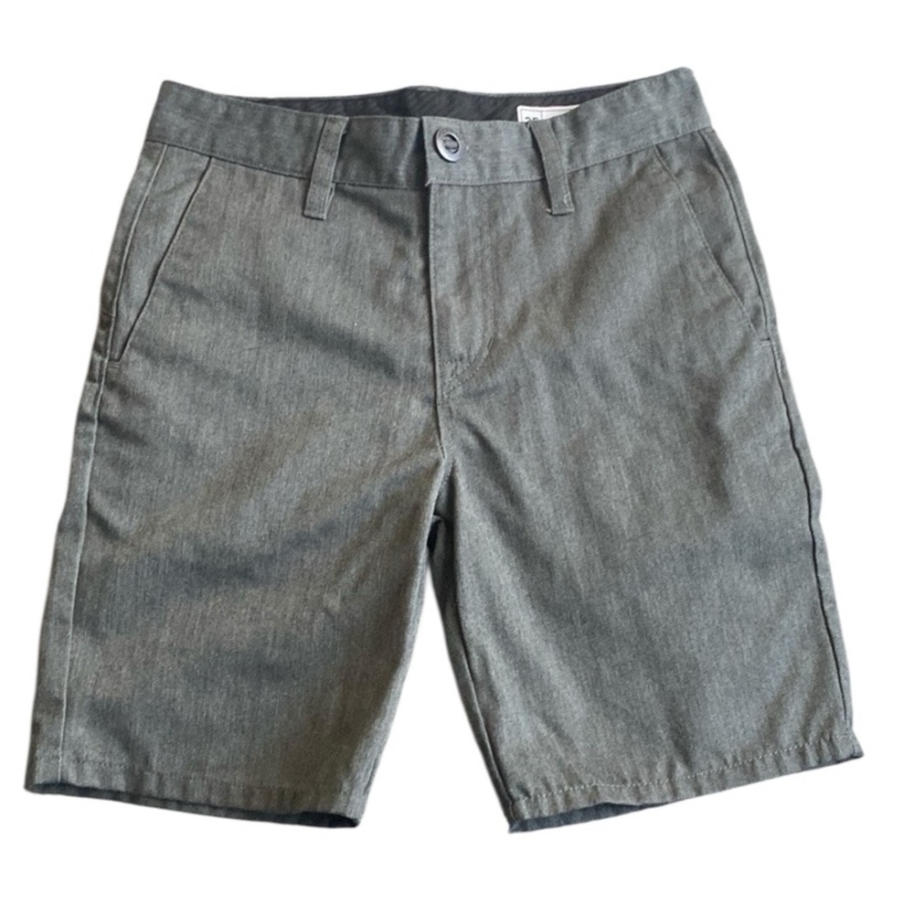 Volcom Frickin Chino Gray Flat Front Shorts